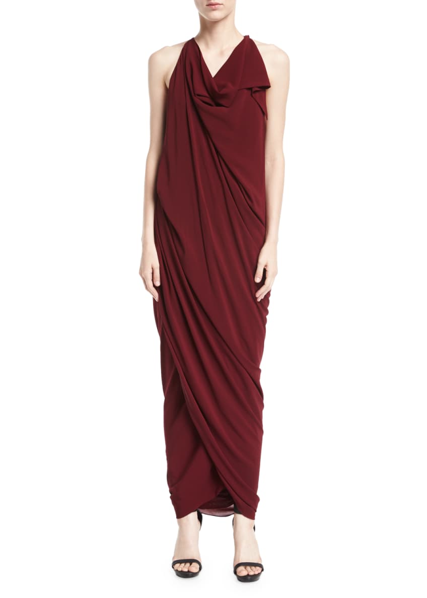 jersey dress pockets Jersey Tank Maxi Dress with Pockets for Tall Women in Black XL / Extra Tall / Black main image 1