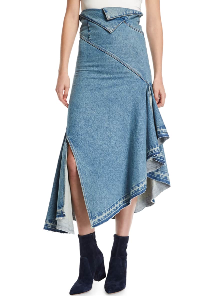asymmetric dress wedding guest Asymmetrical Midi Bridesmaid Dress with Short Sleeve and Ruffled V-Neck main image 0