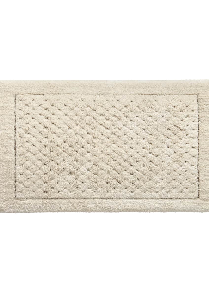 Graccioza Linen Waffle Bath Rug Bergdorf Goodman