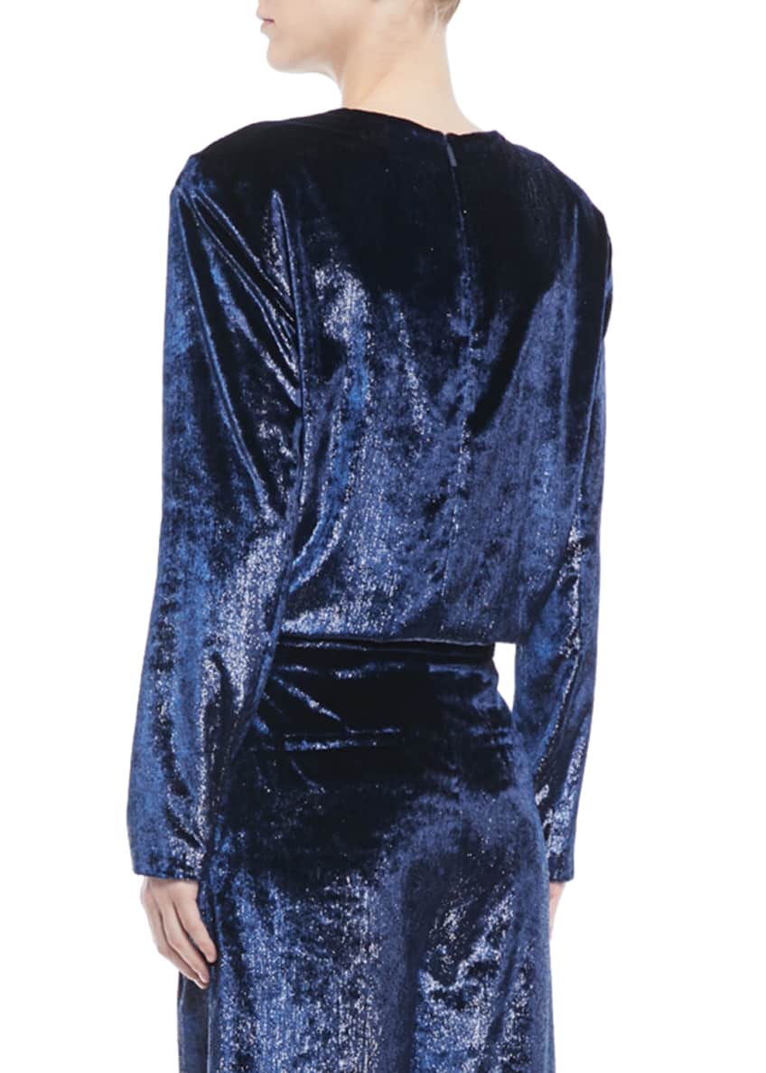 tibi velvet top