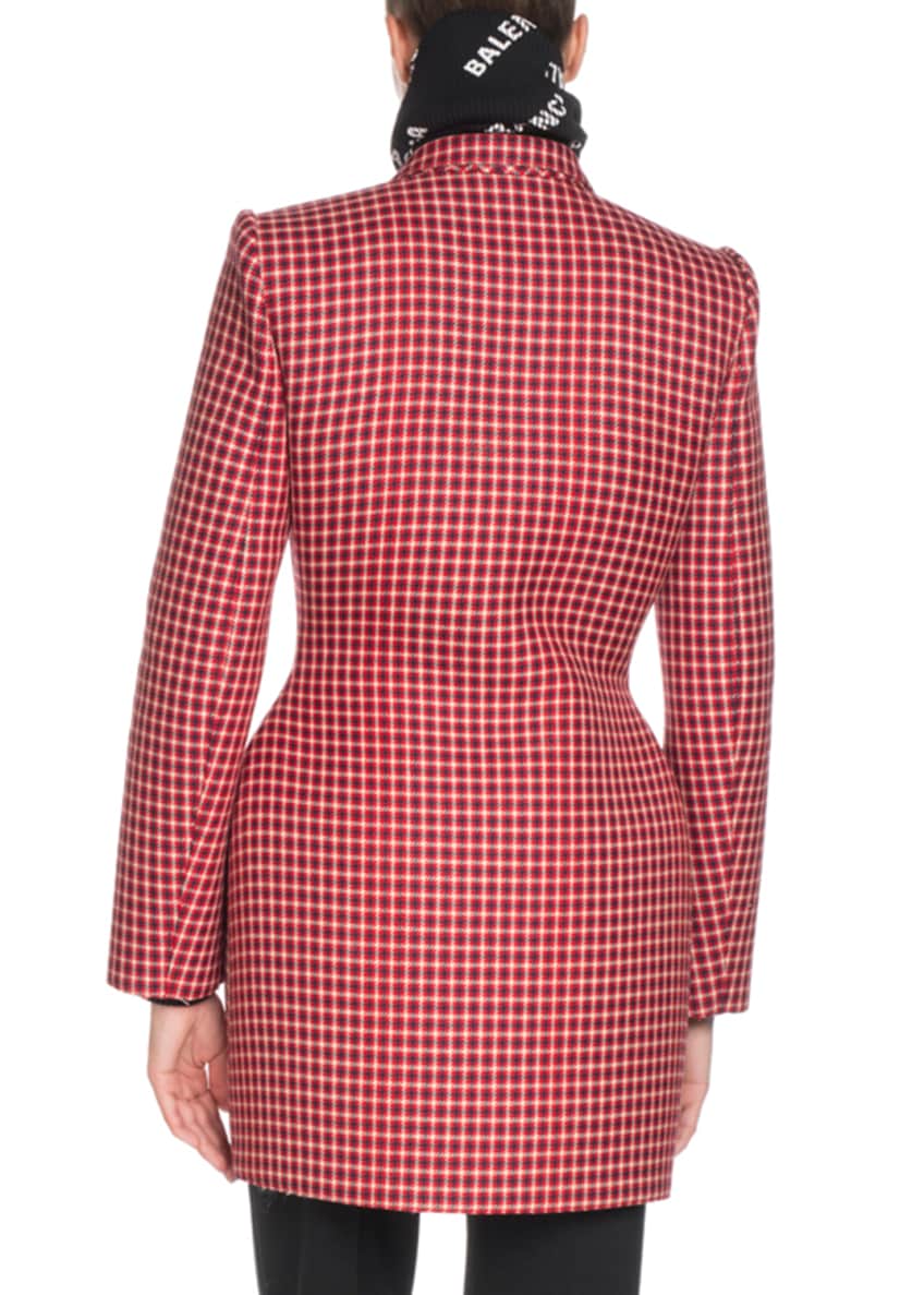 balenciaga hourglass blazer