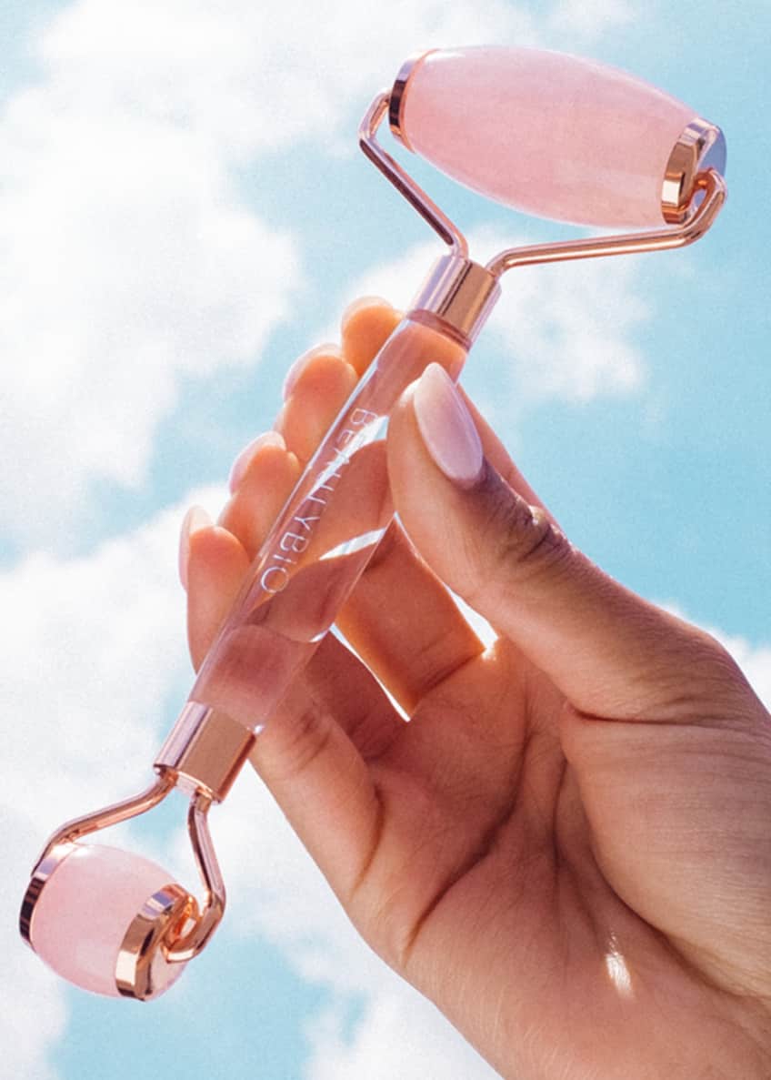 BeautyBio Rose Quartz Facial Beauty Roller Bergdorf Goodman