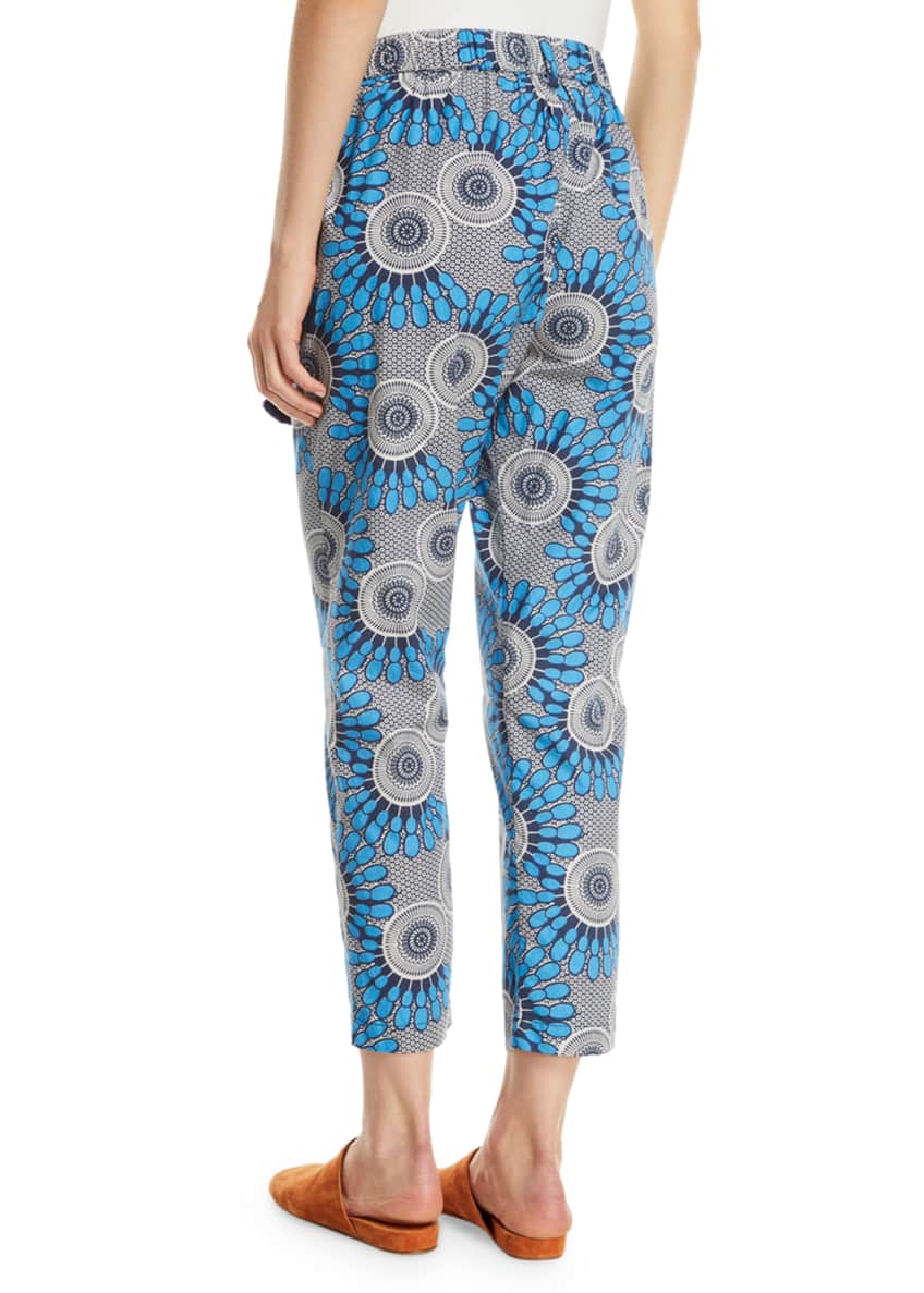 Figue Zuri African Moon Floral Cropped Pants Image 2 of 5