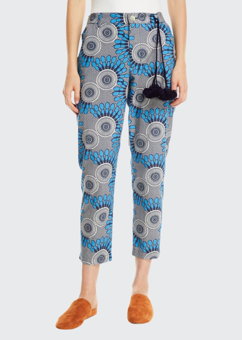Figue Zuri African Moon Floral Cropped Pants Image 1 of 5
