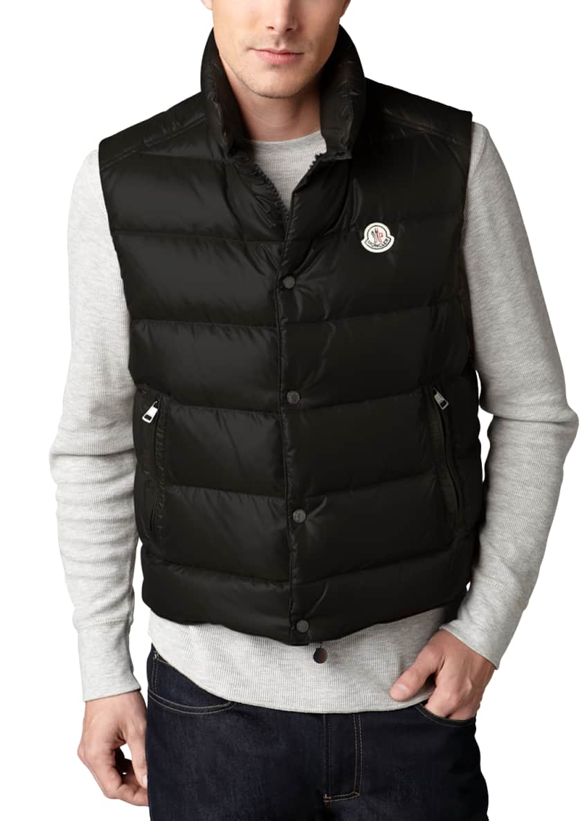 Moncler Tib Puffer Vest & V-Neck Wool Sweater & Matching Items ...