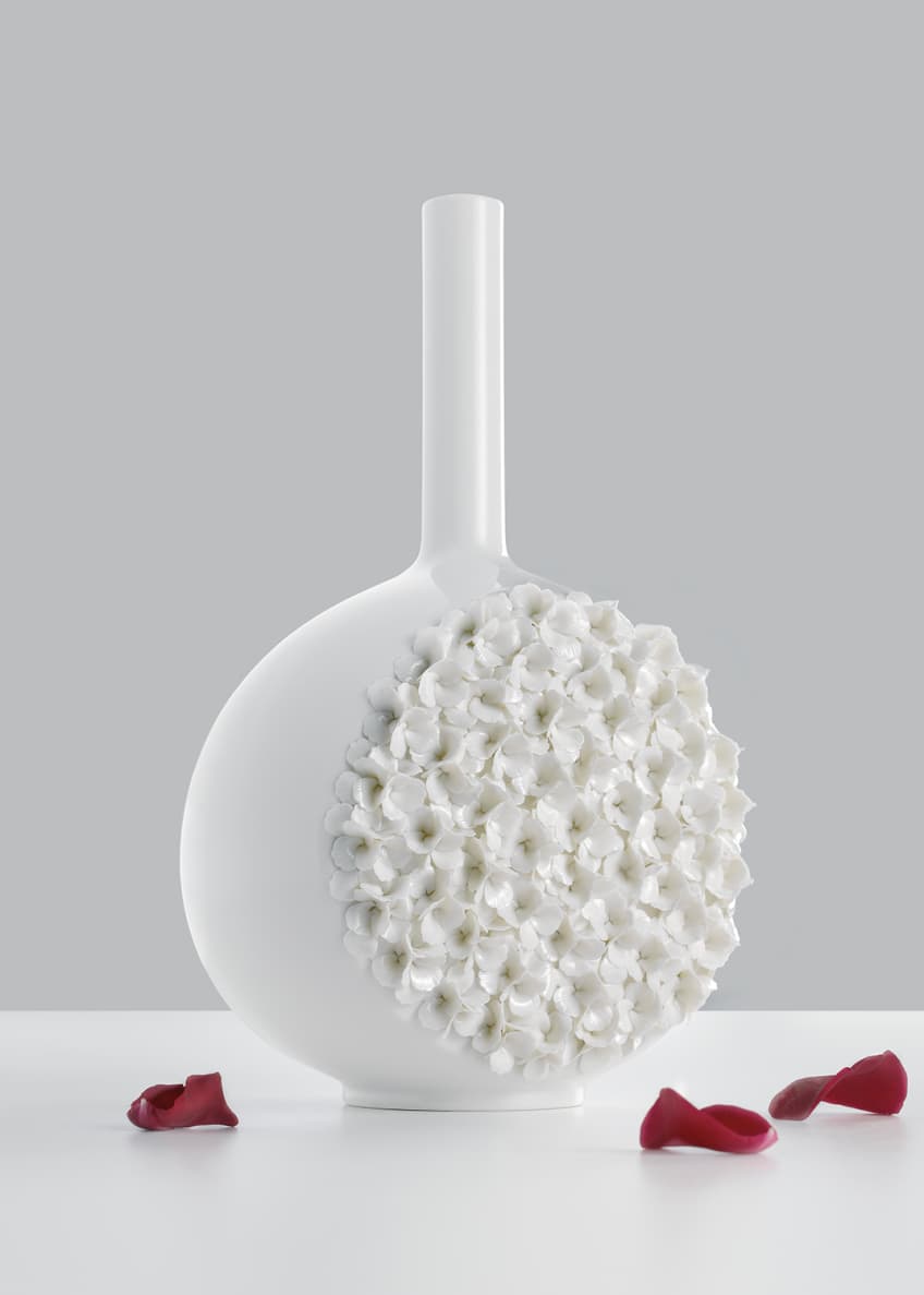 Lladro Flowers Tapestry Canvas Vase Bergdorf Goodman