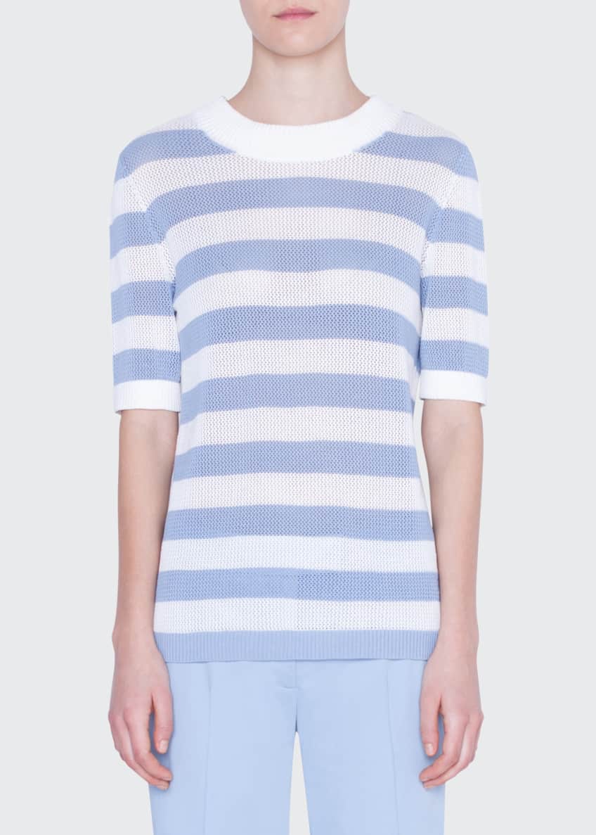 Akris punto Striped Mesh Inset Sweater and Matching Items