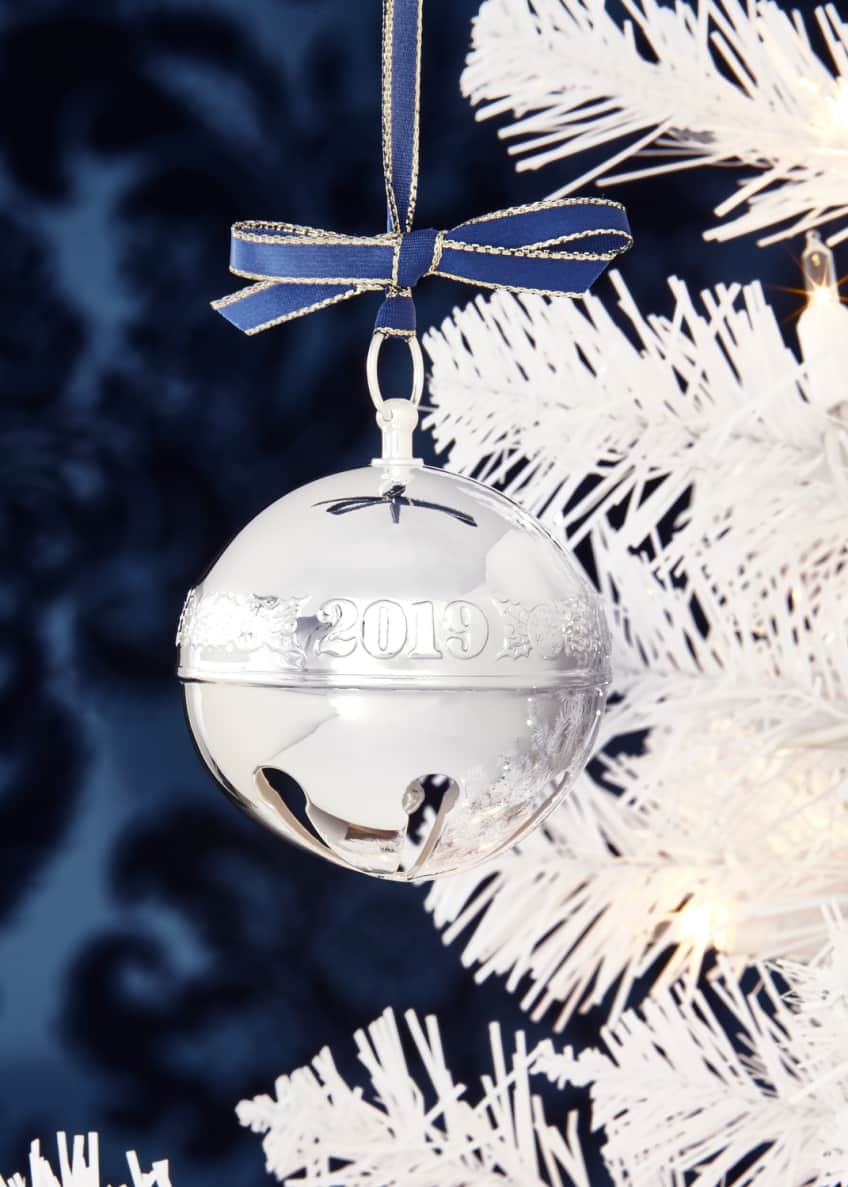 Wallace Silversmiths Silver Plated Sleigh Bell Christmas Ornament