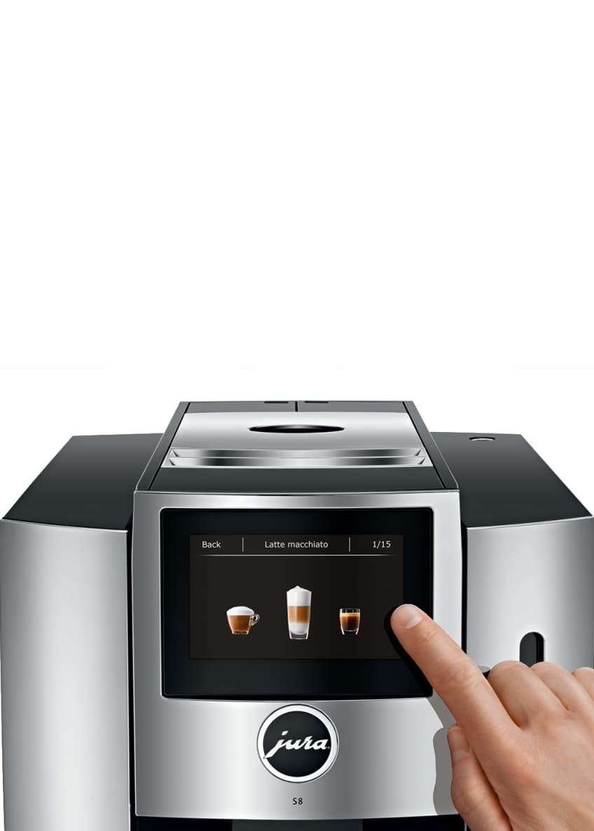 Jura S8 Automatic Coffee Machine, Chrome Bergdorf Goodman