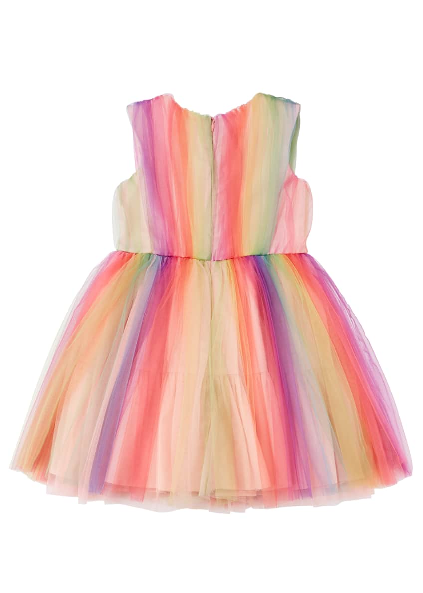 Charabia Rainbow Tulle Sleeveless Dress, Size 4-8 and Matching Items ...
