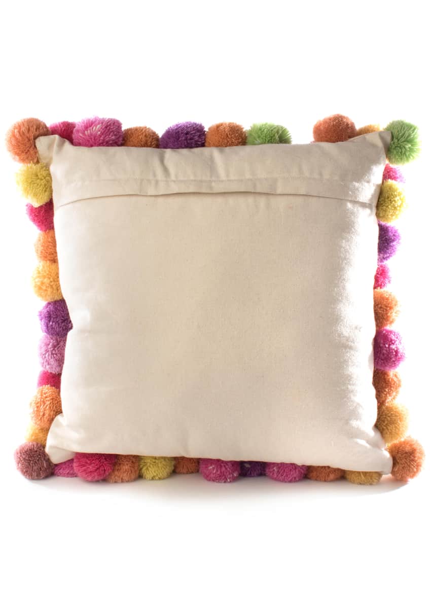 Mackenzie Childs Super Pink Love At First Sight Pillow Bergdorf