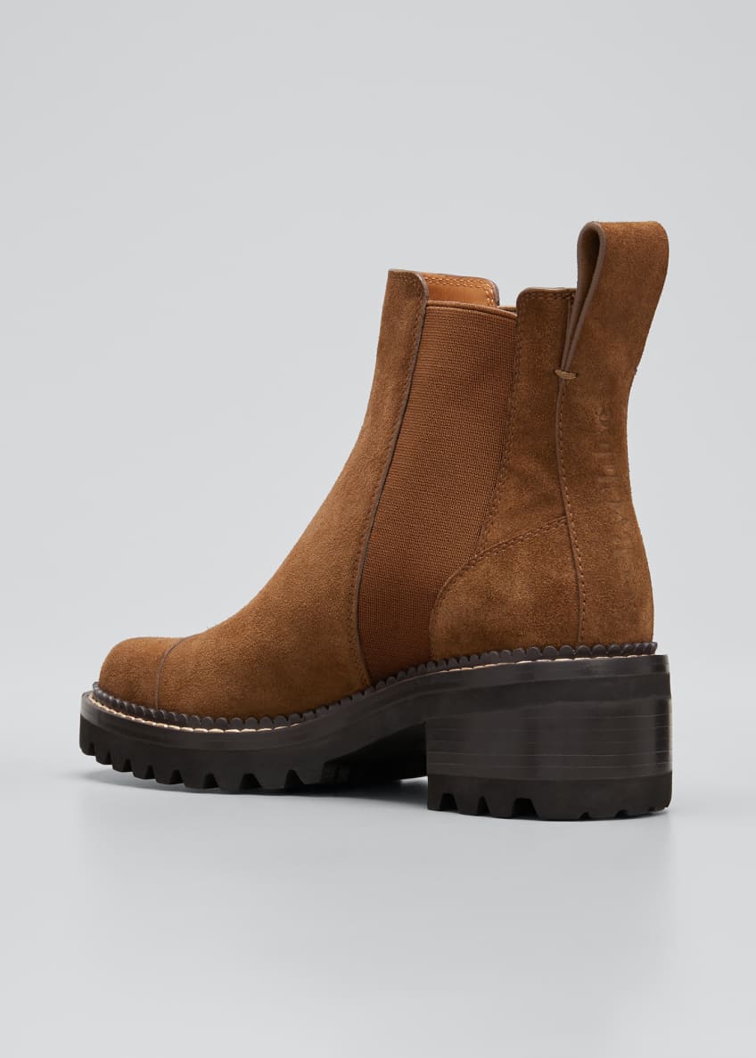 lug sole chelsea boots