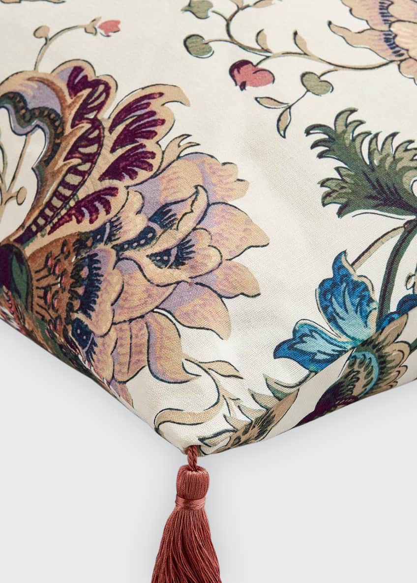 House Of Hackney Majorelle Cotton Linen Tassel Cushion Bergdorf Goodman
