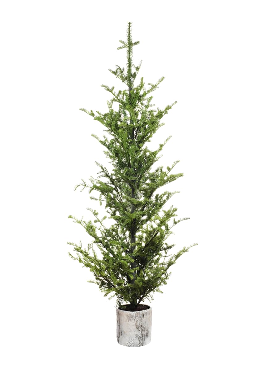 Winward 86" Potted Pine Tree Bergdorf Goodman