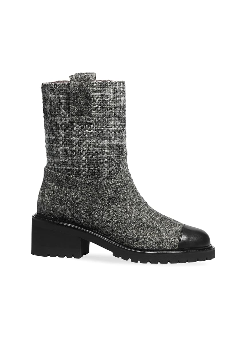 chanel short boots