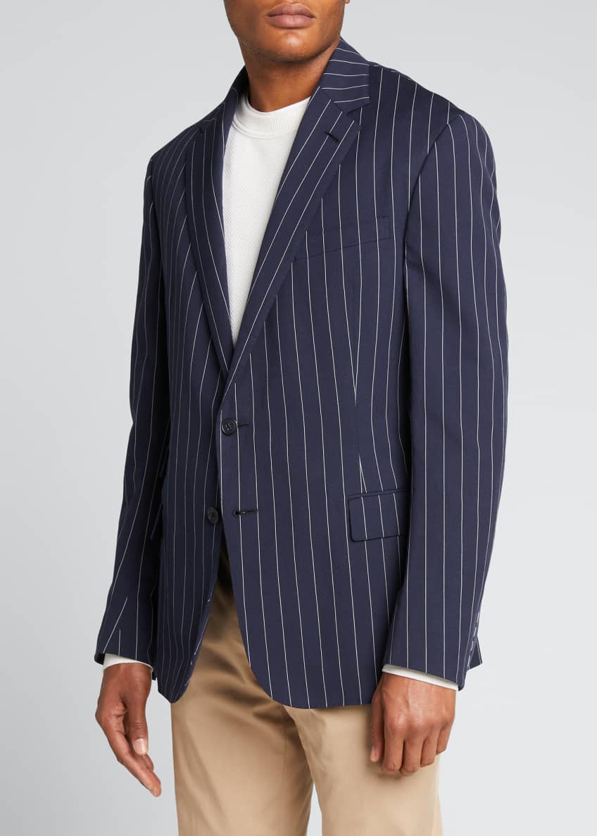 Ralph Lauren Purple Label Men's Kent Pinstripe Sport Jacket Bergdorf