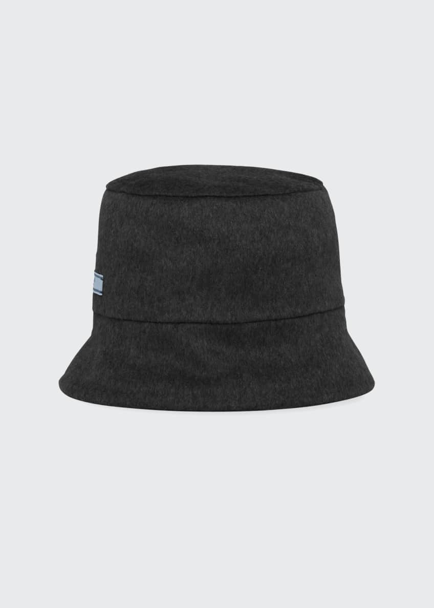 Prada Reversible Bicolor Cashmere Bucket Hat Bergdorf Goodman