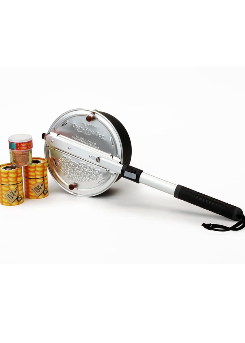 Wabash Valley Farms OpenFire Pop Popcorn Popper Camping Starter Set