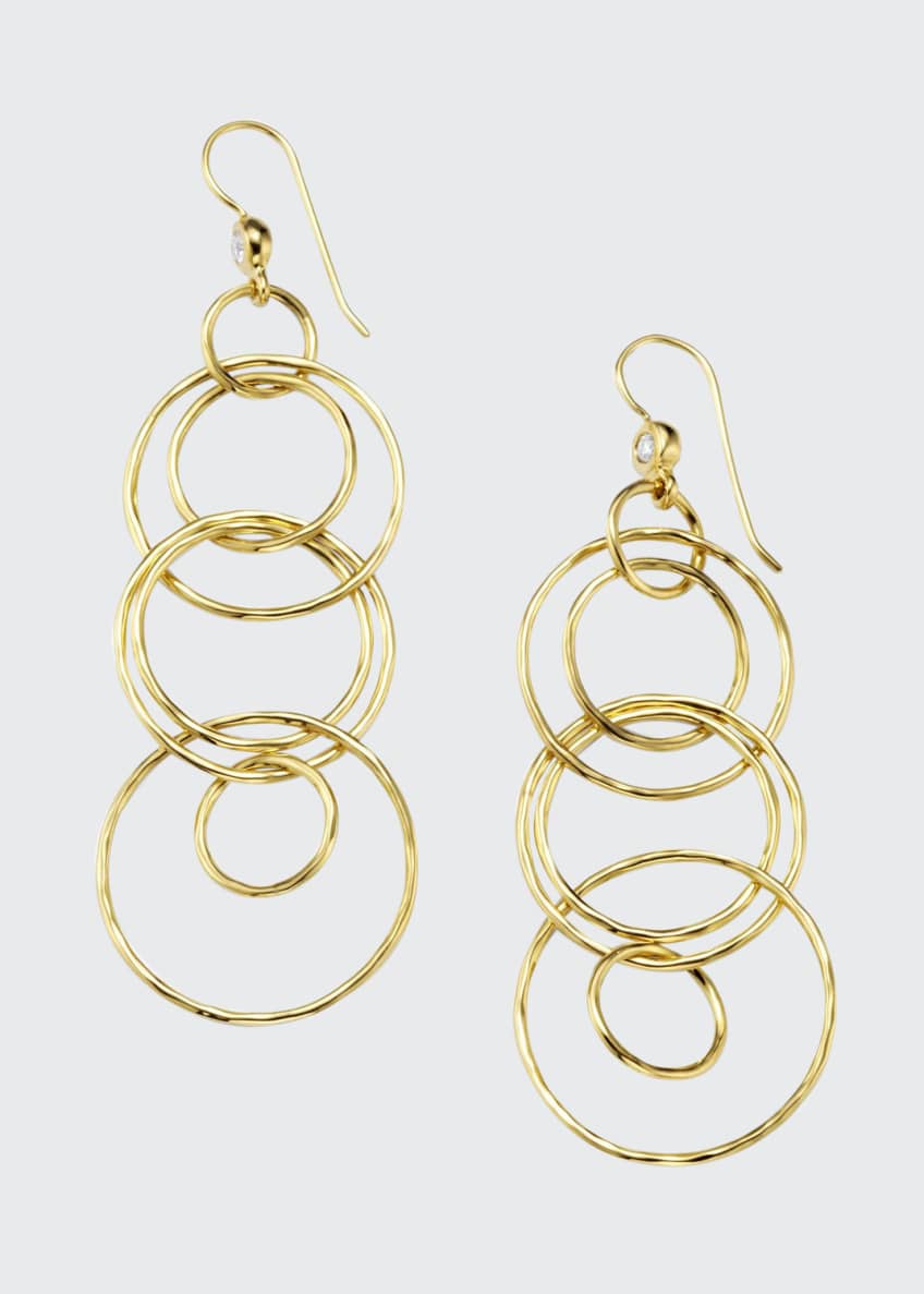 Ippolita Jet Set Earrings in 18K Gold with Diamonds Bergdorf Goodman