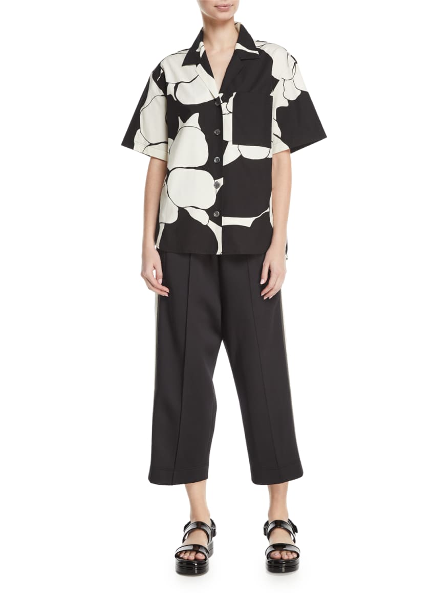 Marc Jacobs Oversized Abstract-Print Camp Shirt and Matching Items ...