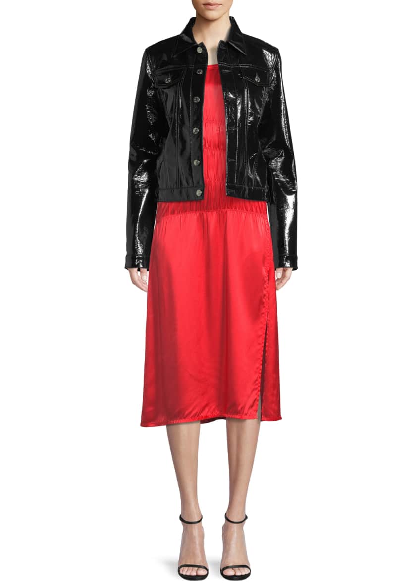 Helmut lang vinyl jacket discount