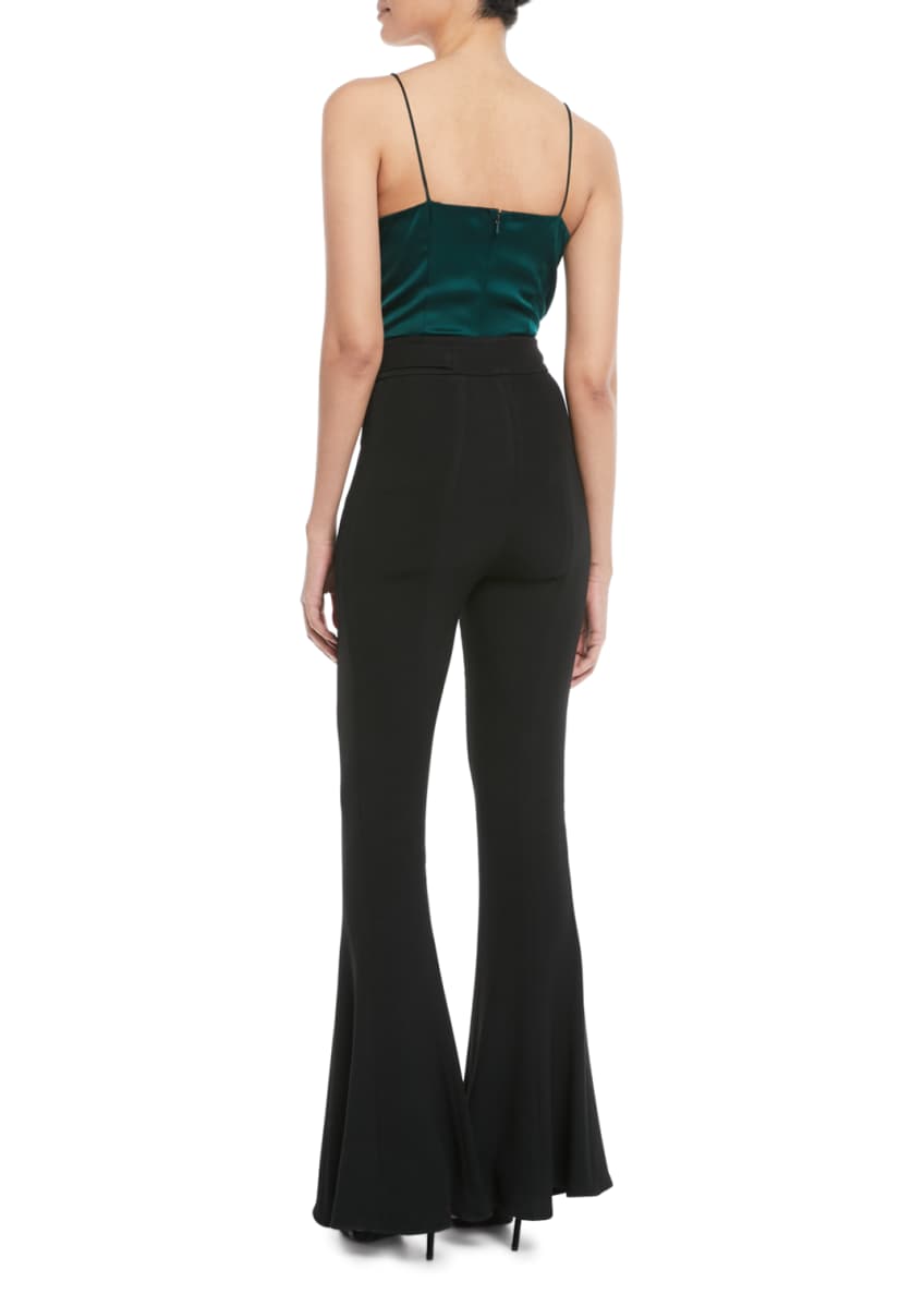 Charmeuse Deep V Asymmetric-Neck Cami and Matching Items Image 2 of 2