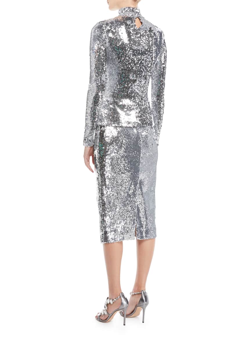 milly sequin turtleneck