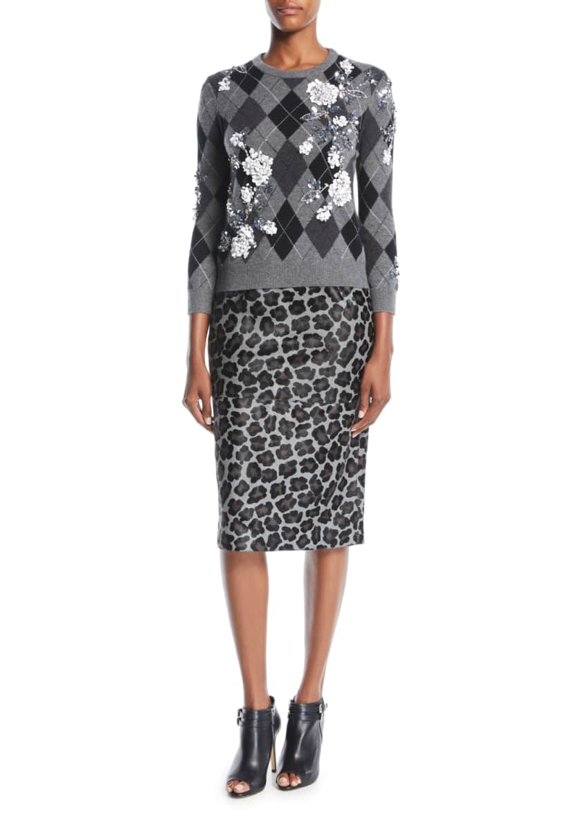 michael kors argyle sweater