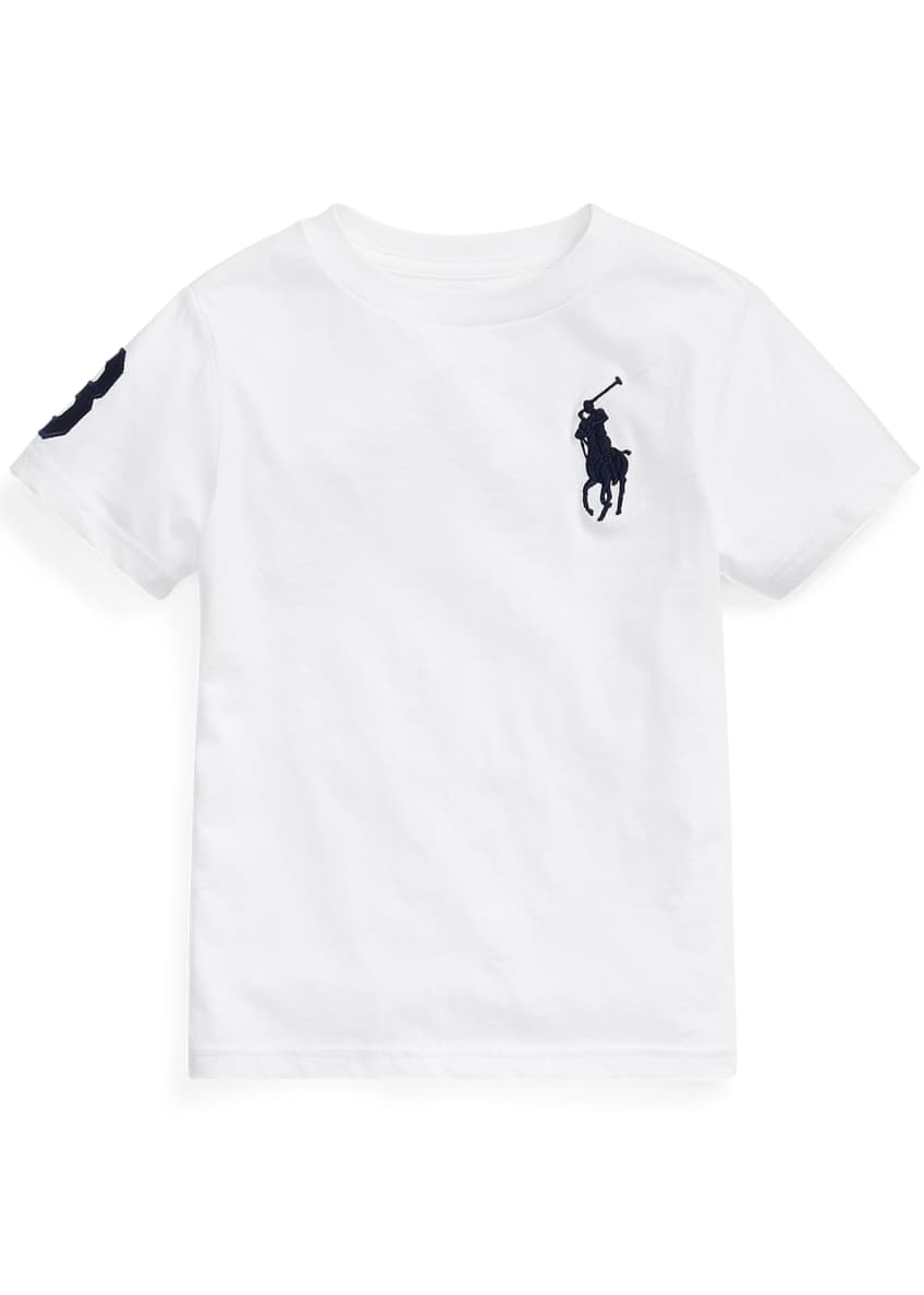 Ralph Lauren Childrenswear Boy S Big Pony Jersey T Shirt Size 2 4