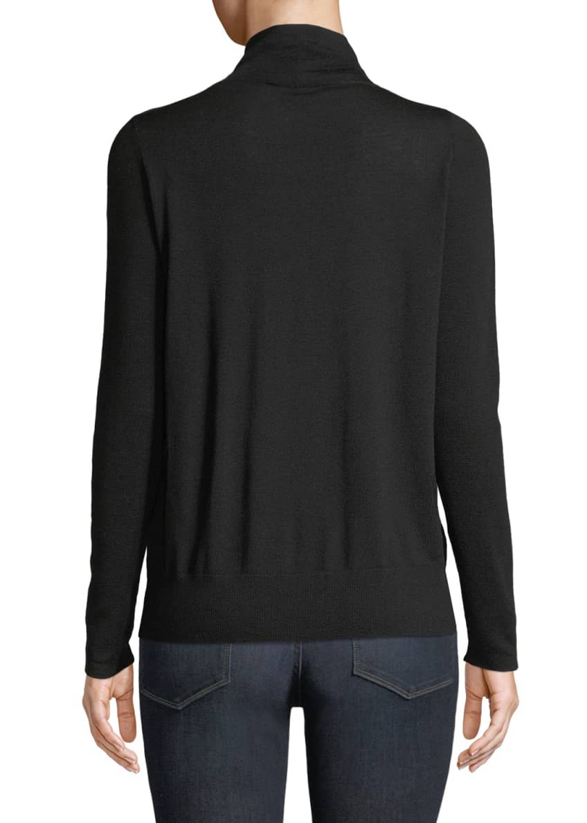 Lafayette 148 New York Modern Wool Turtleneck Top Image 2 of 2