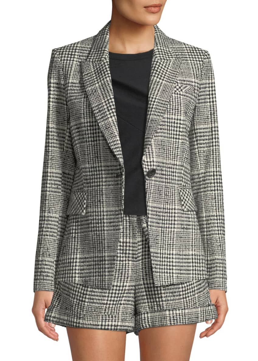 Veronica beard outlet plaid jacket