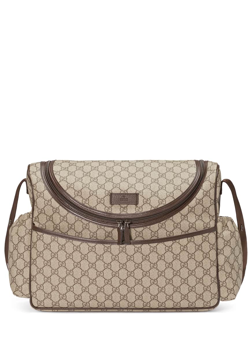 Diaper Bags Collection : Leather-Trim Diaper Bags At Bergdorf Goodman