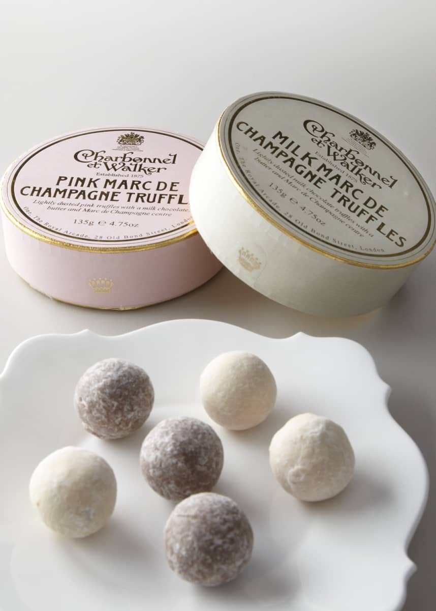 Charbonnel Et Walker Pink Marc de Champagne Truffles Milk Marc de Champagne Truffles