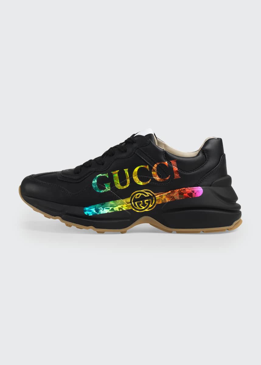 gucci rainbow shoes
