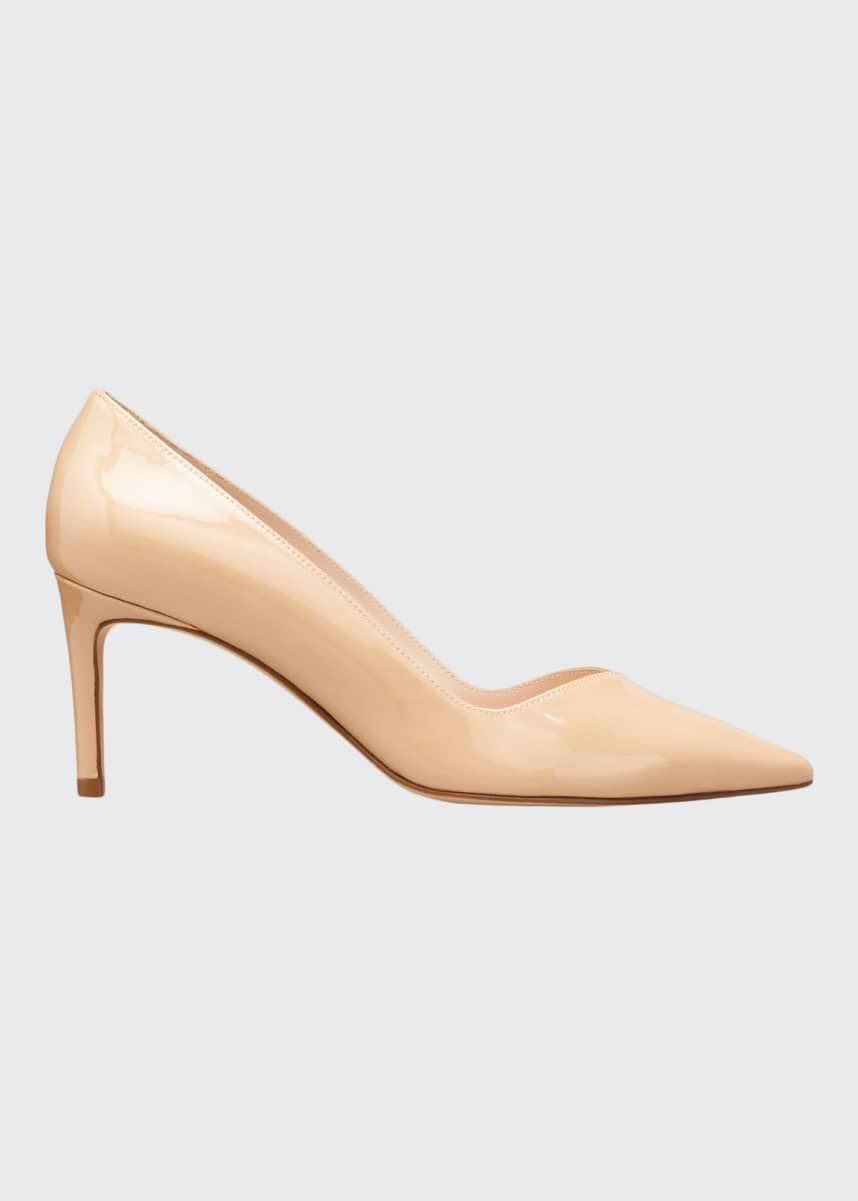 stuart weitzman leather heels
