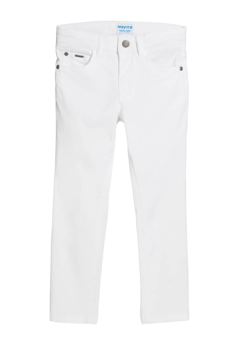 boys white pants size 8