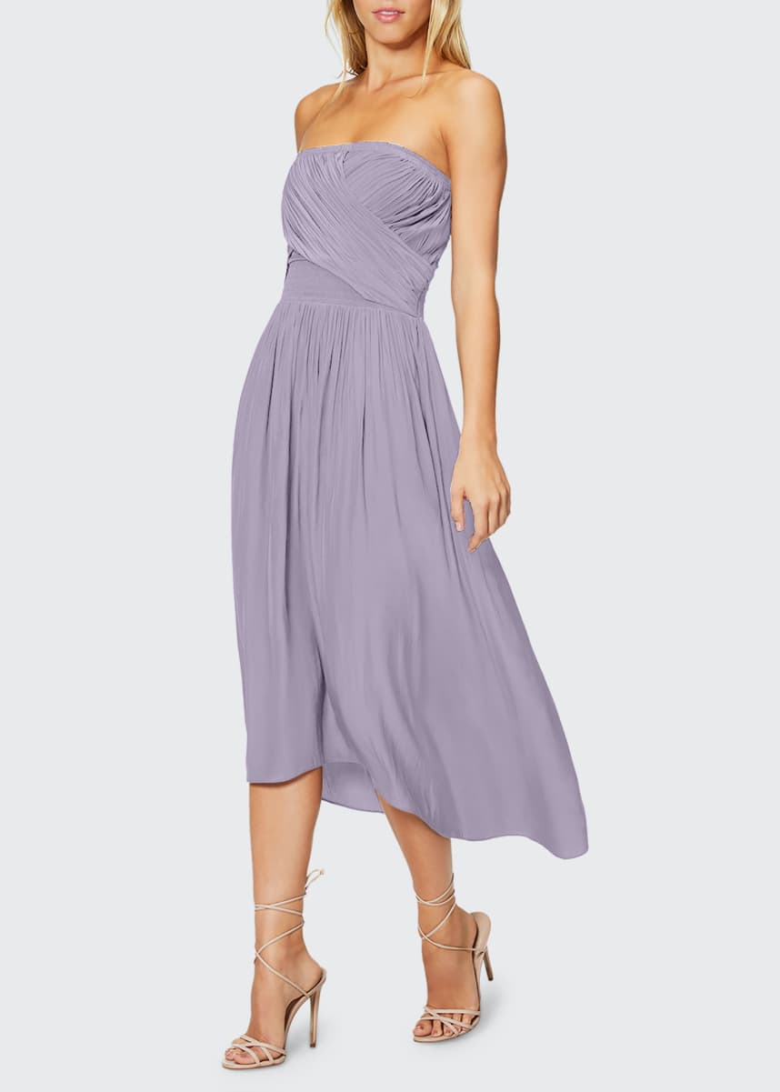 coast melissa bandeau midi dress