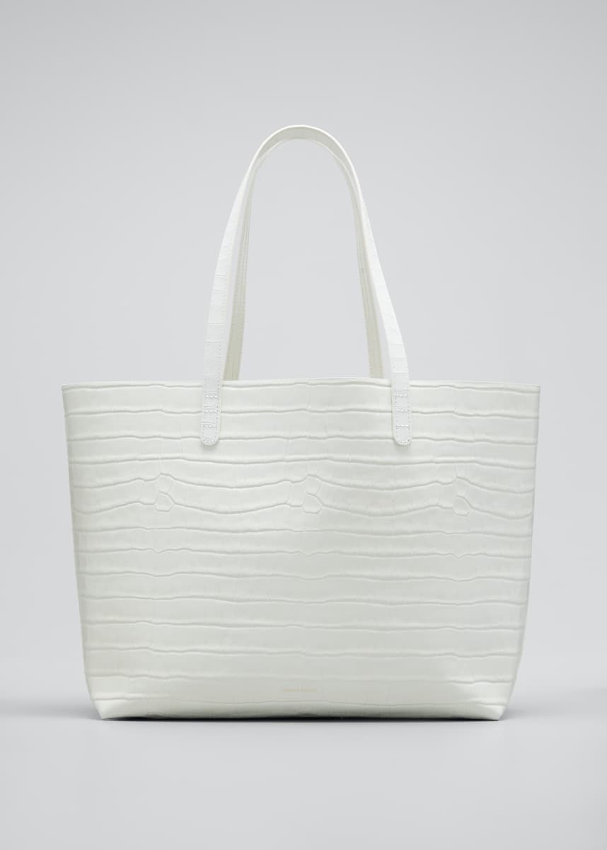 mansur gavriel croc embossed bag