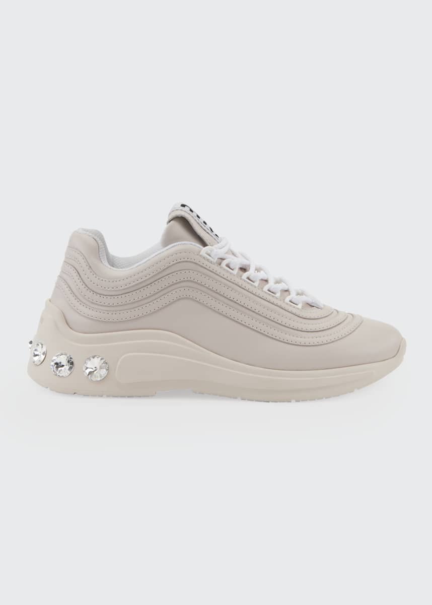 miu miu pointed sneakers