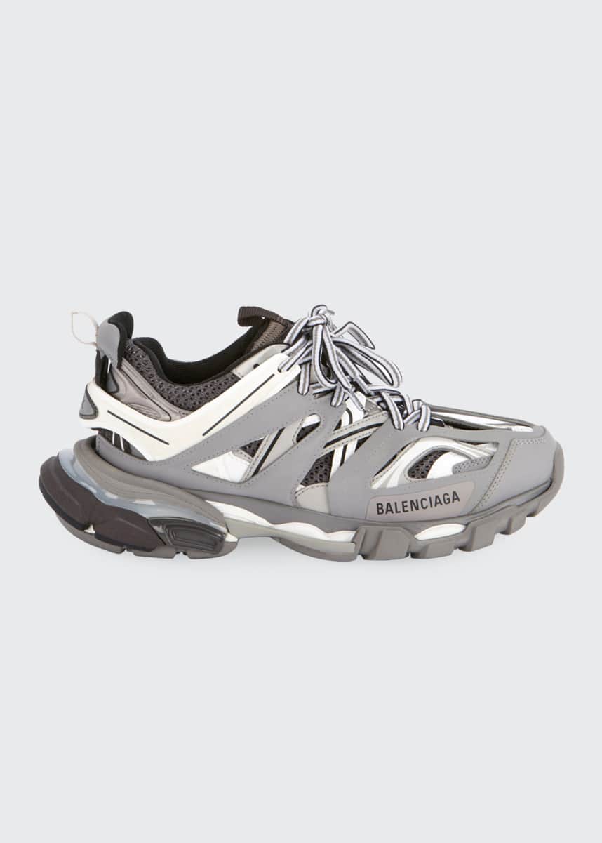 BALENCiAGA Uomo Sneaker Track Grigia Grigio argento