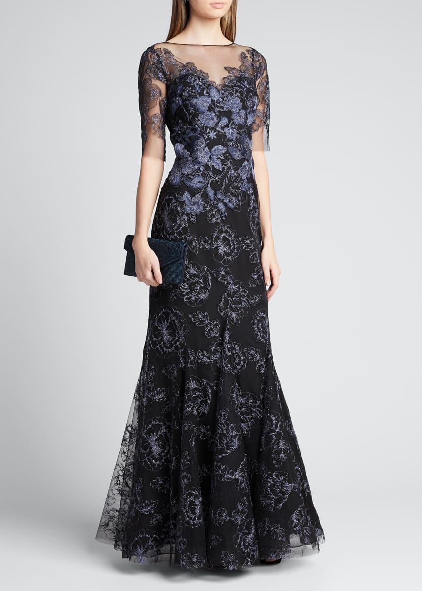 full sleeves designer gowns