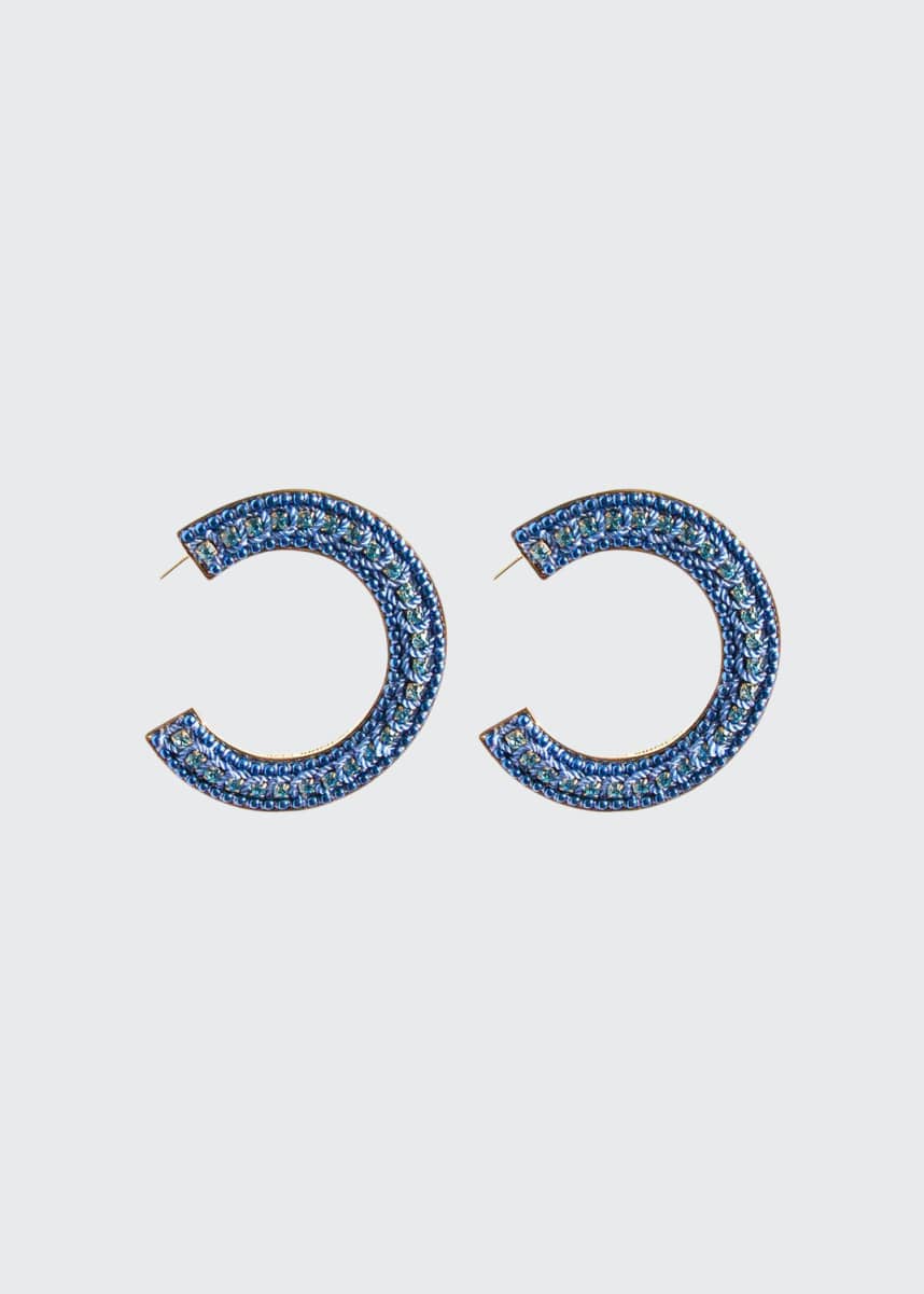 Mignonne Gavigan Eleanor Hoops in Gold
