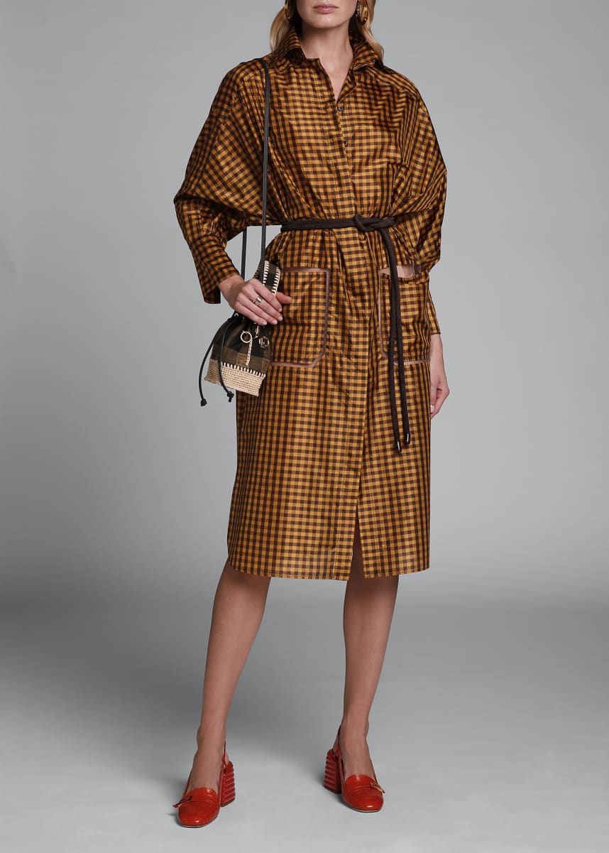 fendi wrap dress