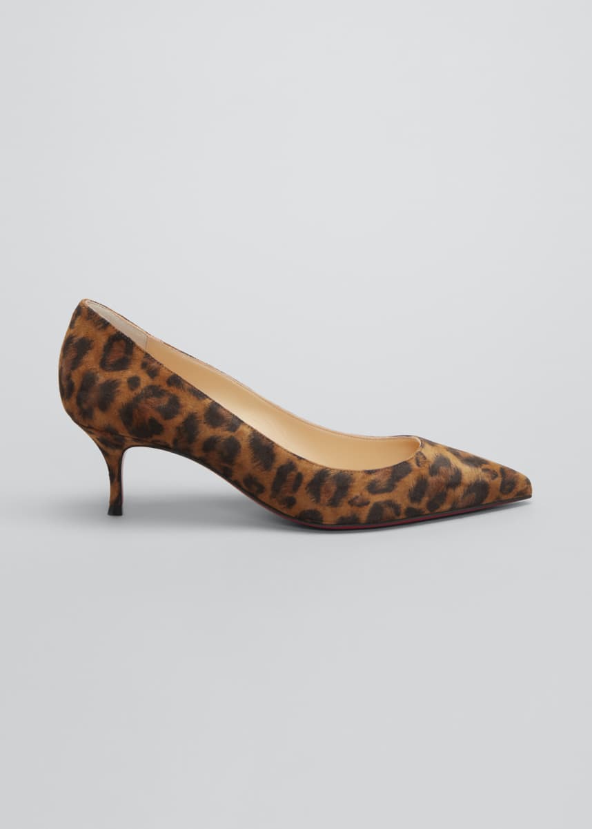 christian louboutin cheetah heels