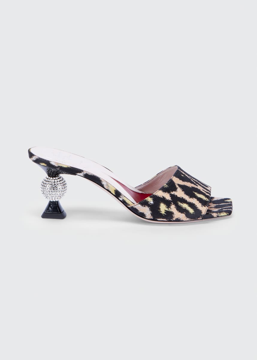 roger vivier leopard flats