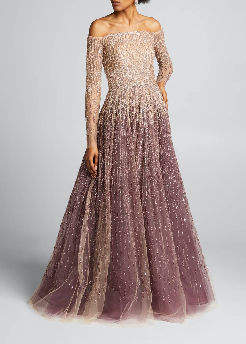 upscale evening gowns