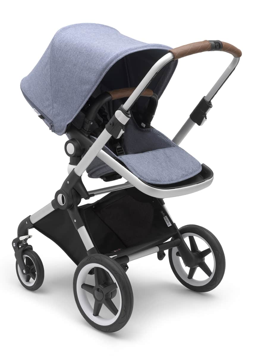 blue melange bugaboo footmuff