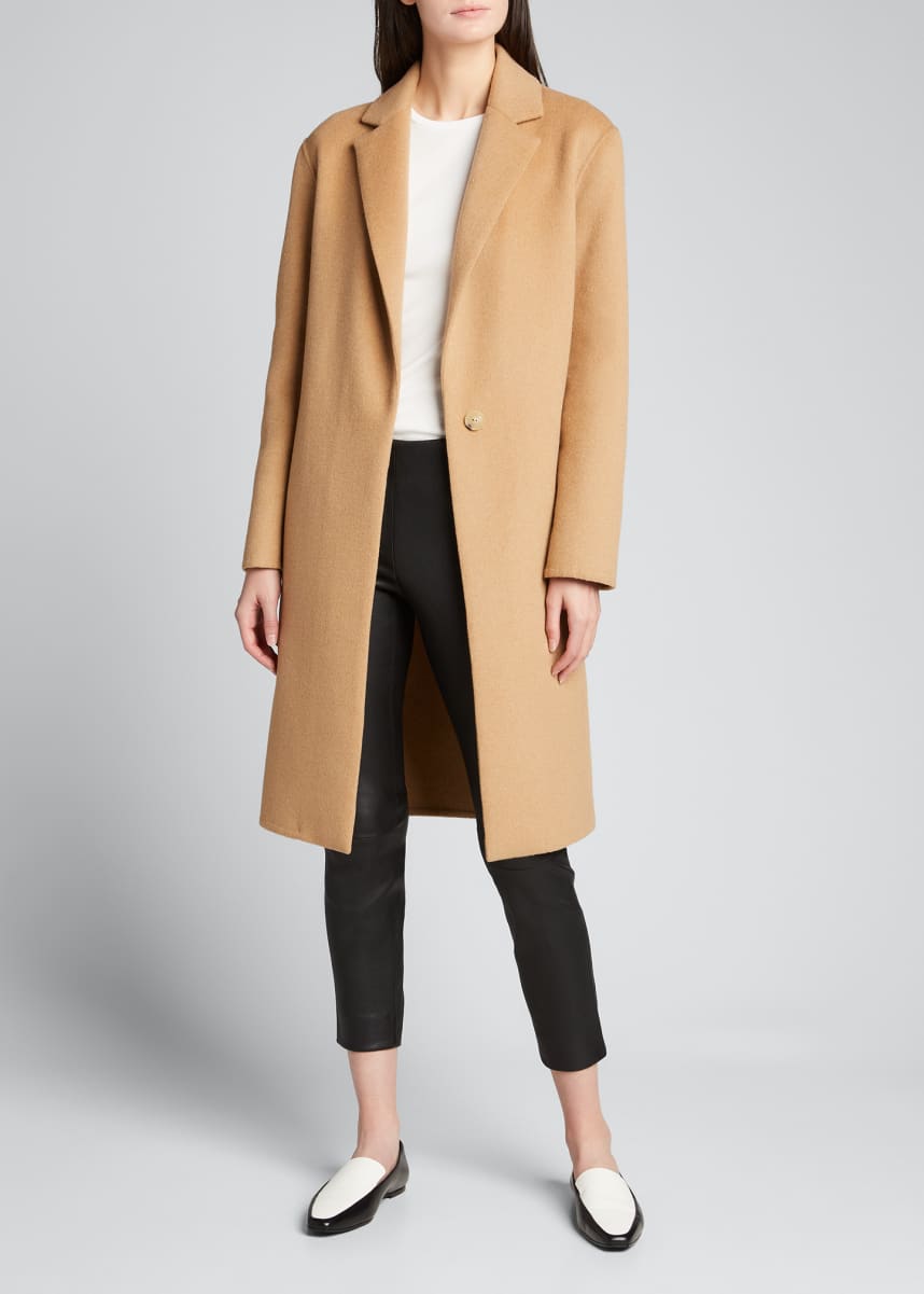 belle wool blend classic coat
