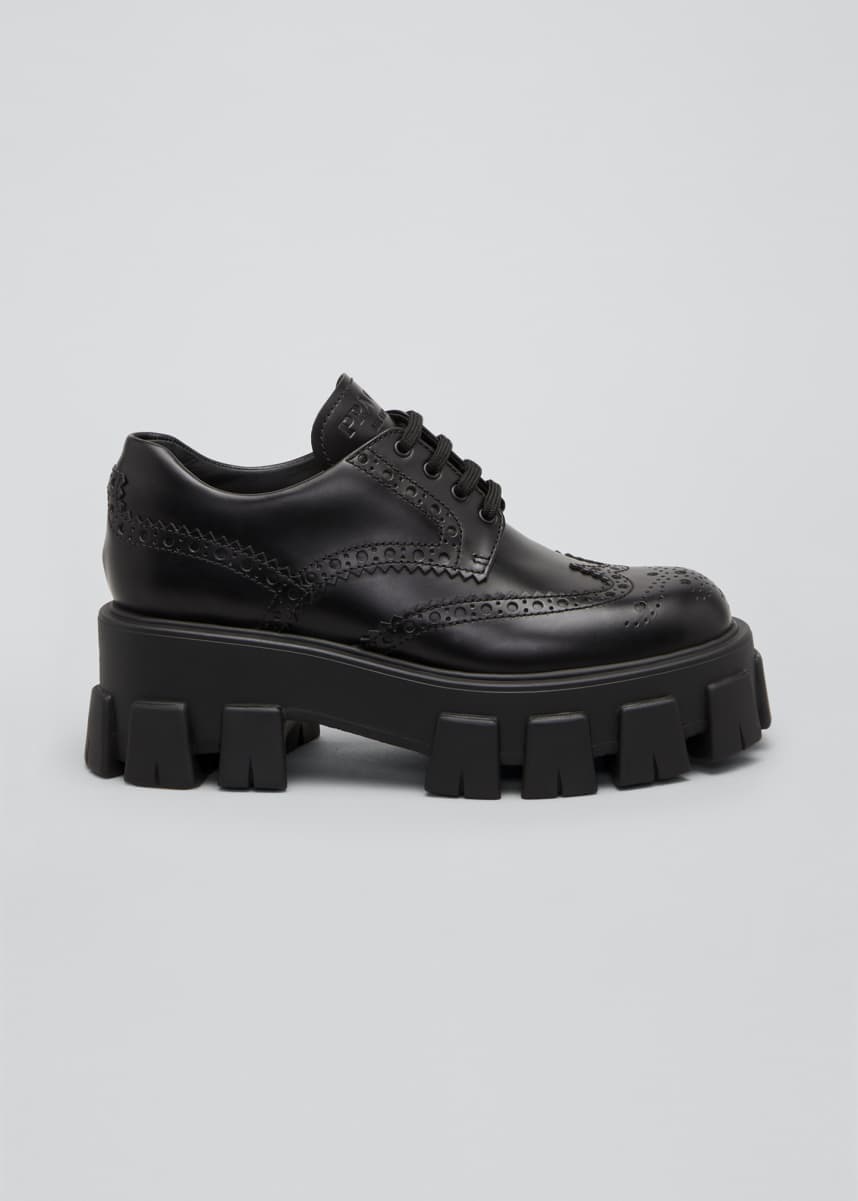 prada lug sole oxford