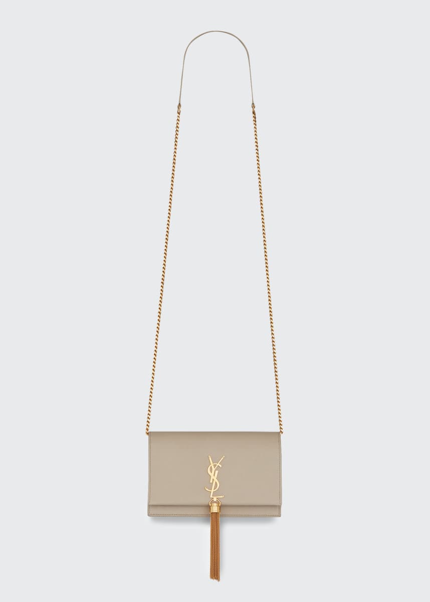small kate monogram leather chain shoulder bag